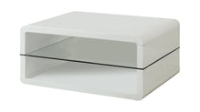 Load image into Gallery viewer, Elana Rectangle 2-shelf Coffee Table Glossy White
