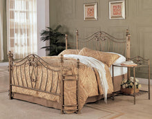 Load image into Gallery viewer, Sydney Eastern King Bed Antique Brushed Gold
