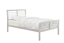 Load image into Gallery viewer, Cooper Twin Metal Bed Silver
