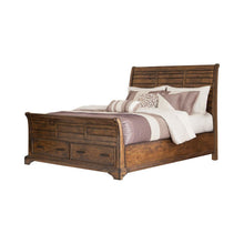 Load image into Gallery viewer, Elk Grove Queen Storage Bed Vintage Bourbon
