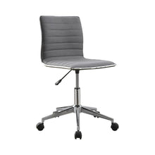 Load image into Gallery viewer, Chryses Adjustable Height Office Chair Grey and Chrome
