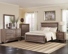 Load image into Gallery viewer, Kauffman Queen Panel Bed Washed Taupe

