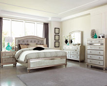 Load image into Gallery viewer, Bling Game Eastern King Panel Bed Metallic Platinum
