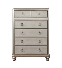 Load image into Gallery viewer, Bling Game 6-drawer Chest Metallic Platinum

