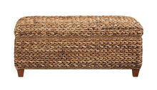 Load image into Gallery viewer, Laughton Hand-Woven Banana Leaf Storage Trunk Amber
