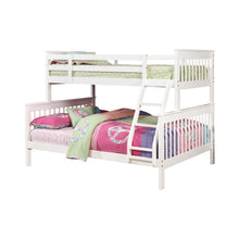 Load image into Gallery viewer, Chapman Twin Over Full Bunk Bed White
