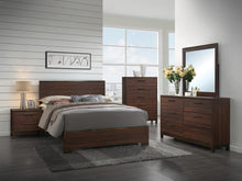 Load image into Gallery viewer, Edmonton Queen Panel Bed Rustic Tobacco
