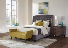 Load image into Gallery viewer, Pissarro Queen Tufted Upholstered Bed Grey
