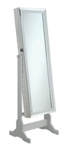 Load image into Gallery viewer, Elle Jewelry Cheval Mirror with Crytal Trim Silver
