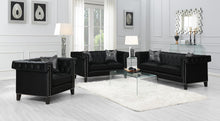 Load image into Gallery viewer, Reventlow Tufted Chair Black
