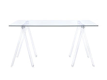 Load image into Gallery viewer, Amaturo Writing Desk with Glass Top Clear

