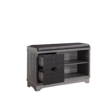 Load image into Gallery viewer, Aylin 2-drawer Storage Bench Medium Brown and Black
