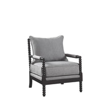 Load image into Gallery viewer, Blanchett Cushion Back Accent Chair Grey and Black
