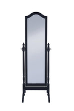 Load image into Gallery viewer, Cabot Rectangular Cheval Mirror with Arched Top Black
