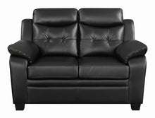 Load image into Gallery viewer, Finley Tufted Upholstered Loveseat Black
