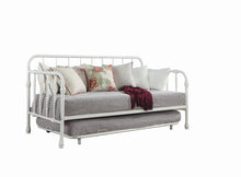 Load image into Gallery viewer, Marina Twin Metal Daybed with Trundle White
