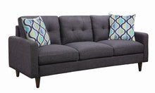 Load image into Gallery viewer, Watsonville Tufted Back Sofa Grey
