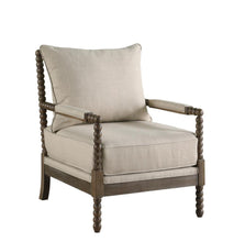 Load image into Gallery viewer, Blanchett Cushion Back Accent Chair Beige and Natural
