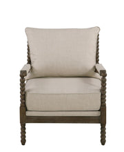 Load image into Gallery viewer, Blanchett Cushion Back Accent Chair Beige and Natural
