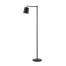 Load image into Gallery viewer, Rhapsody 1-light Floor Lamp with Horn Shade Black
