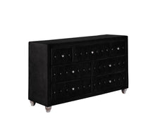 Load image into Gallery viewer, Deanna 7-drawer Rectangular Dresser Black
