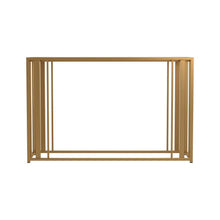 Load image into Gallery viewer, Adri Metal Frame Sofa Table Matte Brass
