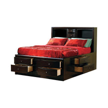 Load image into Gallery viewer, Phoenix 10-drawer Eastern King Bed Deep Cappuccino
