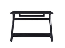 Load image into Gallery viewer, Mallet Computer Desk with Bottom Shelf Black
