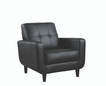 Load image into Gallery viewer, Aaron Padded Seat Accent Chair Black
