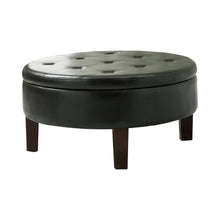 Load image into Gallery viewer, G501010 Casual Dark Brown Round Ottoman

