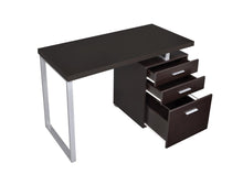 Load image into Gallery viewer, Brennan 3-drawer Office Desk Cappuccino
