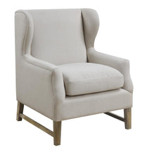 Load image into Gallery viewer, Fleur Wing Back Accent Chair Cream
