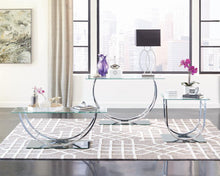 Load image into Gallery viewer, Danville U-shaped Sofa Table Chrome
