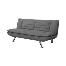 Load image into Gallery viewer, Julian Upholstered Sofa Bed with Pillow-top Seating Grey
