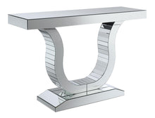 Load image into Gallery viewer, Saanvi Console Table with U-shaped Base Clear Mirror
