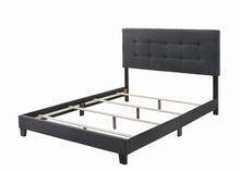 Load image into Gallery viewer, Mapes Tufted Upholstered Eastern King Bed Charcoal
