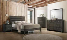 Load image into Gallery viewer, Serenity Queen Panel Bed Mod Grey
