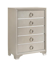 Load image into Gallery viewer, Salford 5-drawer Chest Metallic Sterling
