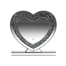 Load image into Gallery viewer, Euston Heart Shape Table Mirror Silver
