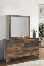 Load image into Gallery viewer, Sidney Square Dresser Mirror Rustic Pine
