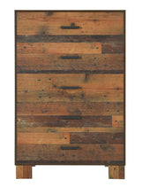 Load image into Gallery viewer, Sidney 5-drawer Chest Rustic Pine
