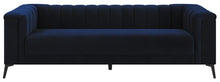 Load image into Gallery viewer, Chalet Tuxedo Arm Sofa Blue
