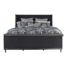 Load image into Gallery viewer, Alderwood California King Upholstered Panel Bed Charcoal Grey
