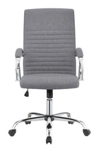 Load image into Gallery viewer, Abisko Upholstered Office Chair with Casters Grey and Chrome
