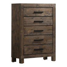 Load image into Gallery viewer, Woodmont 5-drawer Chest Rustic Golden Brown
