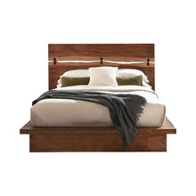 Load image into Gallery viewer, Winslow Queen Bed Smokey Walnut and Coffee Bean
