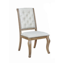 Load image into Gallery viewer, Brockway Tufted Side Chairs Cream and Barley Brown (Set of 2)
