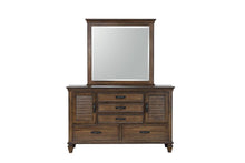 Load image into Gallery viewer, Franco 5-drawer Dresser with 2 Louvered Doors Burnished Oak
