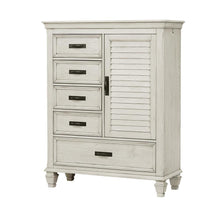 Load image into Gallery viewer, Franco 5-drawer Door Chest Antique White
