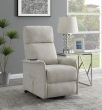 Load image into Gallery viewer, Herrera Power Lift Recliner with Wired Remote Beige
